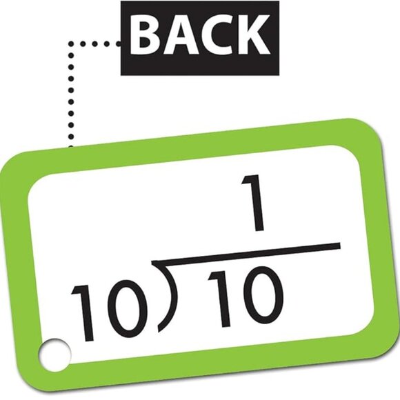 New Edupress Math in a Flash Cards Division EP62433 Math Tools Manipulatives 2.5 - Picture 5 of 9